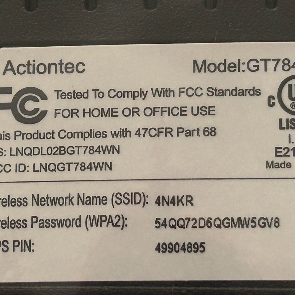 Brand New, Verizon Wireless DSL Gateway AGT784WNV - Picture 3 of 10